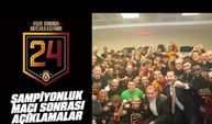 Galatasaray'da şampiyonluk sonrası tüm açıklamalar