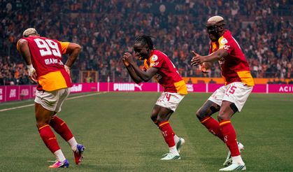 Galatasaray - Kasımpaşa maçında gol atan oyuncularımızın sevinçleri