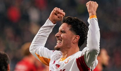 Galatasaray'ın Gençlerbirliği karşısında galibiyeti getiren gol sonrası sevinci