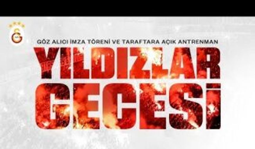 Galatasaray'dan RAMS Park'ta taraftarların önünde tarihi imza töreni