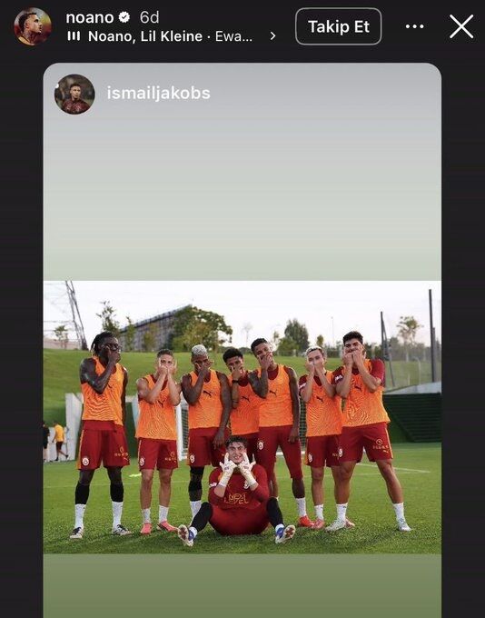 Noa Lang'dan Galatasaray Paylaşımı